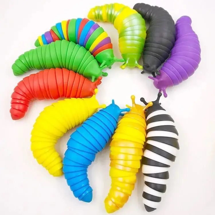 

Squeeze Toys Caterpillar Creative Children Trickery Natural Cartoon Insect Shape Decompression Birthday Gifts Hobbies Products