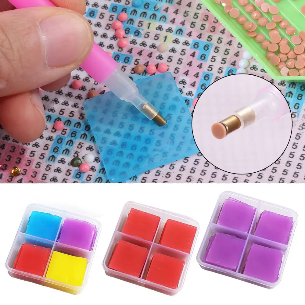 

Pen Cross Stitch Storage Container Diamond Painting Accessories Drilling Mud Diamond Painting Glue Clay Storage Box