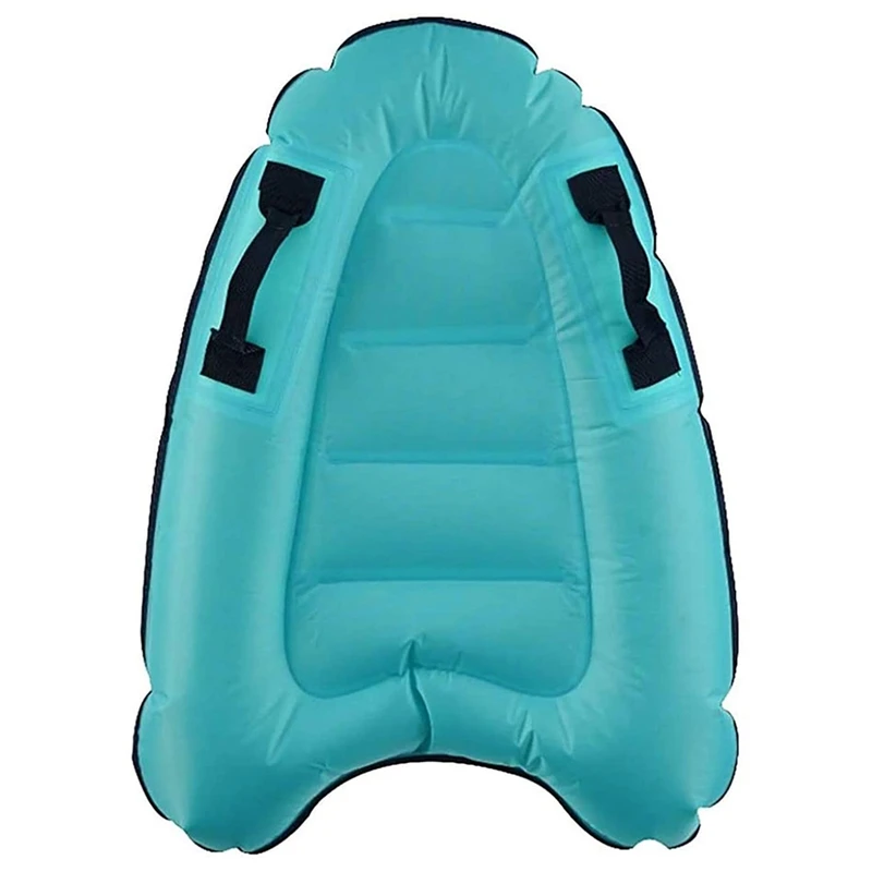 

Portable Body Board Inflatable Pool Float Surfboard With Handles Lightweight Soft Body Boards For Travel, Beach Surfing