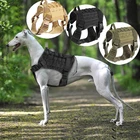 Новый военный тактический поводок для собак, жилет для немецкой овчарки с ручкой для собак, нейлоновый эластичный поводок для больших собак и щенков