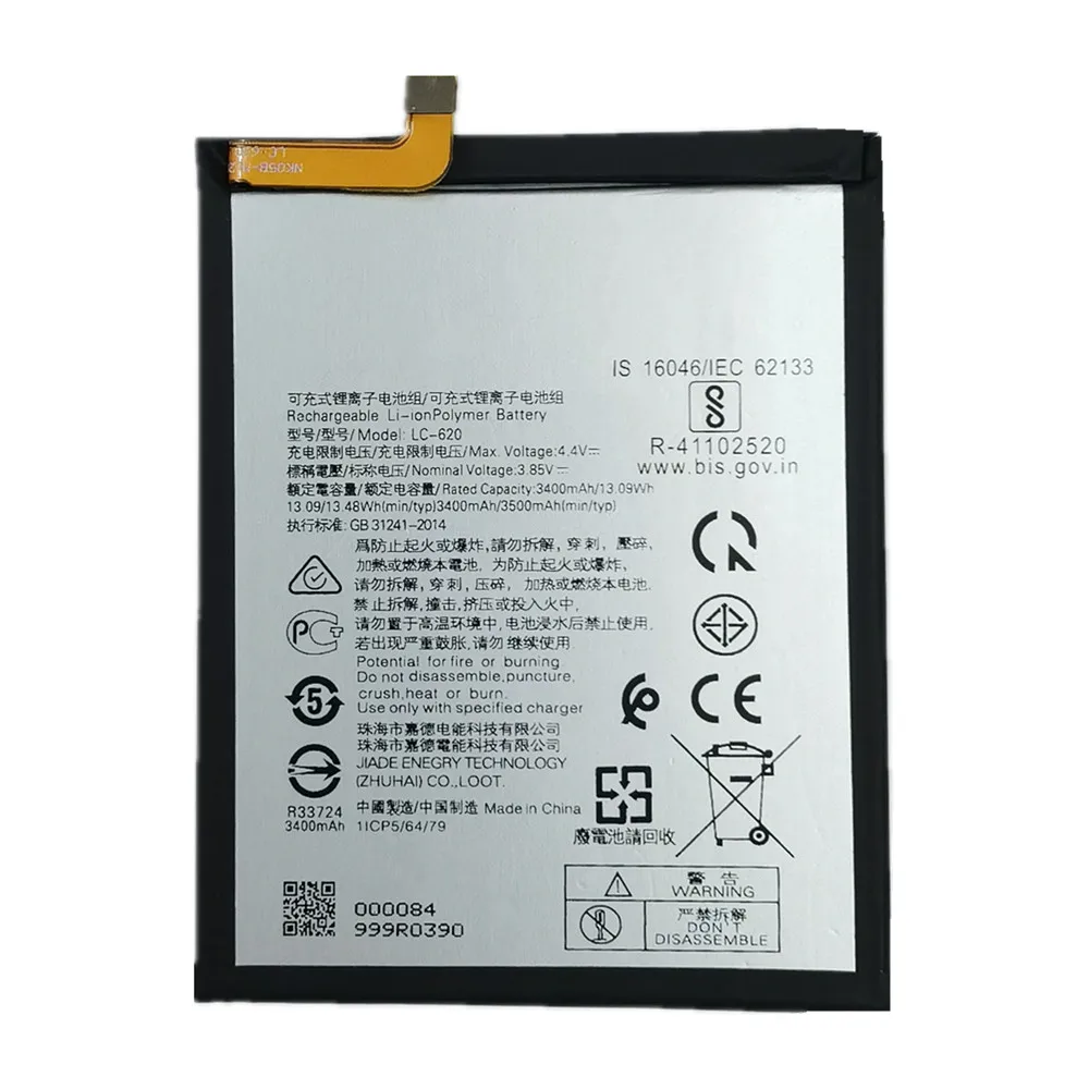 LC-620 LC620 3500 мАч запасная батарея для Nokia 6 2 7 TA-1198 TA-1200 TA-1196