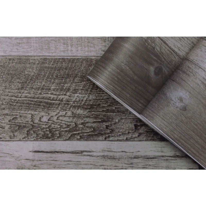 

Self-adhesive Wall Sticker Wood Grain Kitchen Waterproof Paper Furniture Restaurant Background Wallpaper Living RoomDecoration