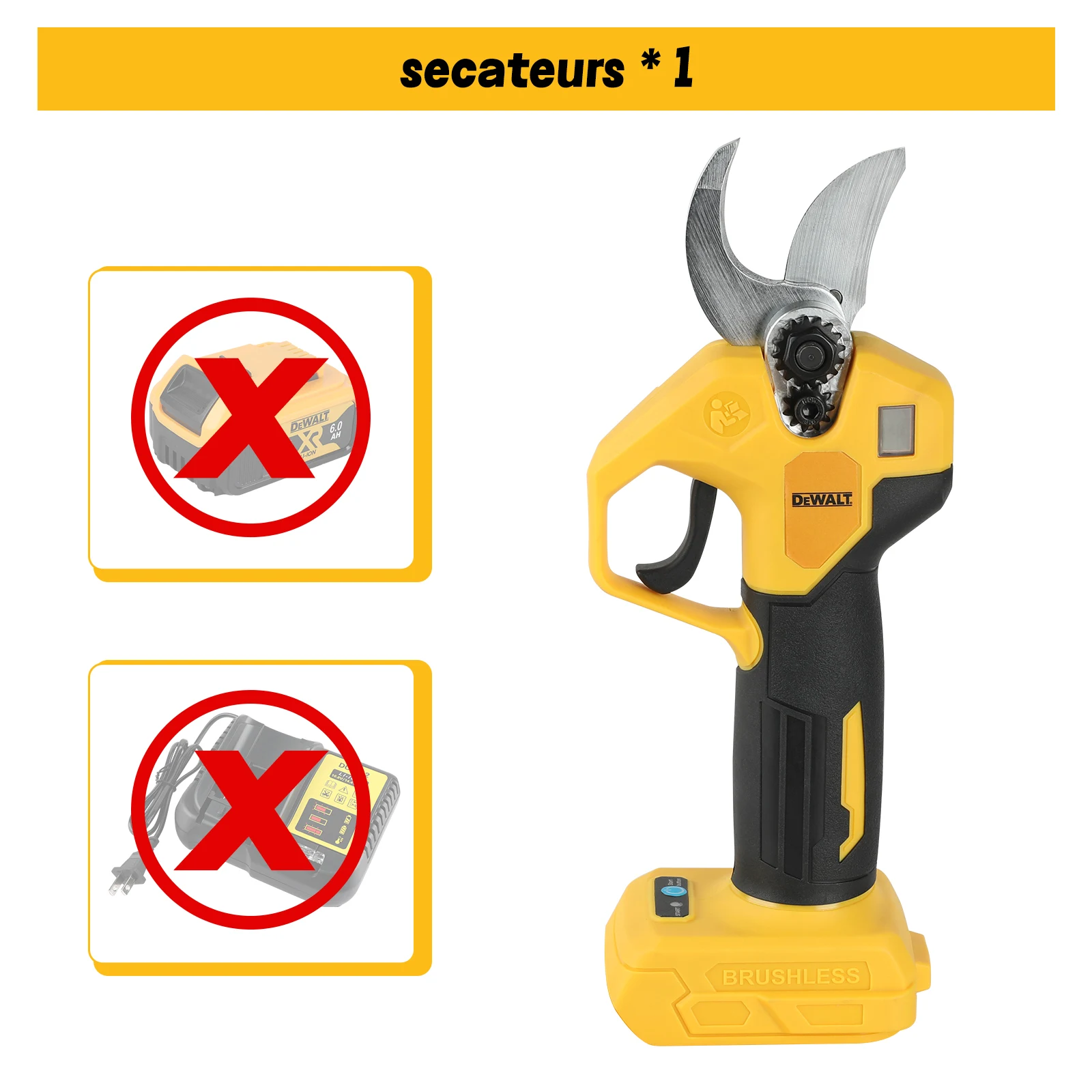 

DEWALT Электрические секаторы для веток 20В