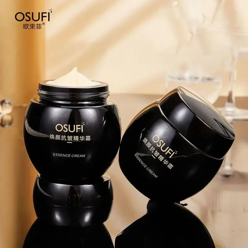 OSUFI эссенция против морщин черный крем для лица увлажняющий осветляющий тонкие