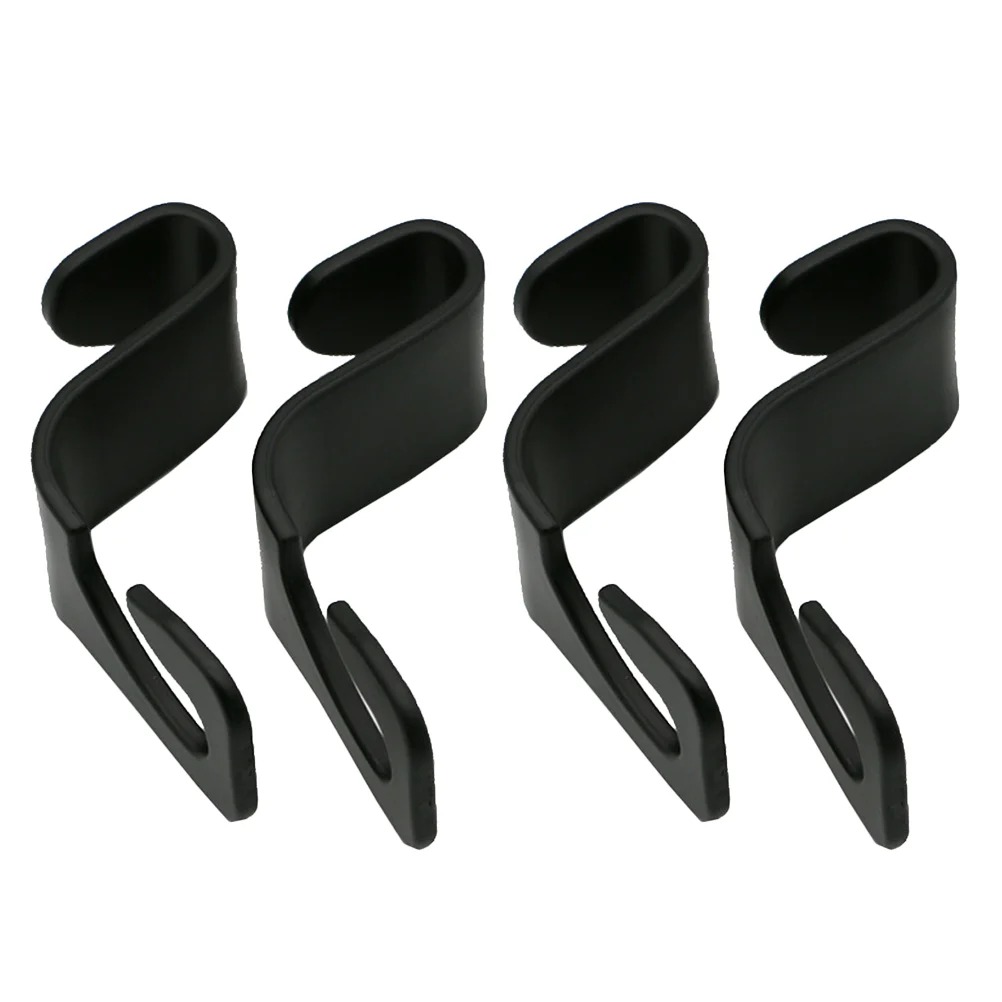 

Black PP Car Seat Headrest Hooks with Strong Bearing Capacity and Easy Installation for Hanging Bags and Accessories on Car Seat