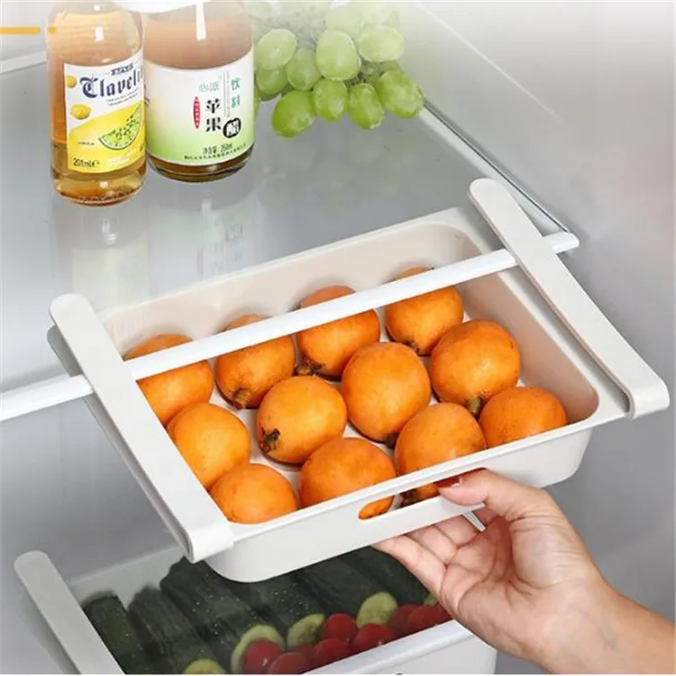 Drawer type 12-compartment refrigerator storage box pull-out multi-compartment egg box refrigerator classification food crisper