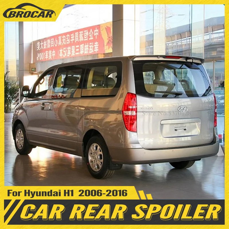 

Спойлер подходит для Hyundai H1, спойлер 2006-2016 H-1, высококачественный спойлер из АБС-пластика, цветной задний спойлер для автомобильного стайлин...