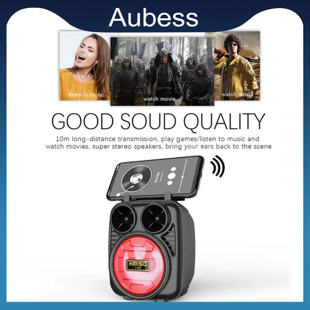 

Portable Household Outdoor Loud Subwoofer Long Battery Life Small Audio Subwoofer High Volume Outdoor Loudspeaker Mini Subwoofer