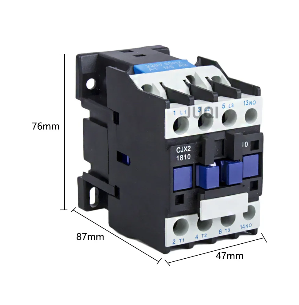 CJX2-1801 LC1 контактор переменного тока 18A 3-фазный 3-полюсный NC катушечный напряжение