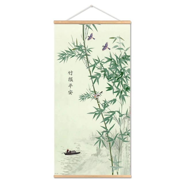 

Настенный принт "Бамбуковый лес" на холсте