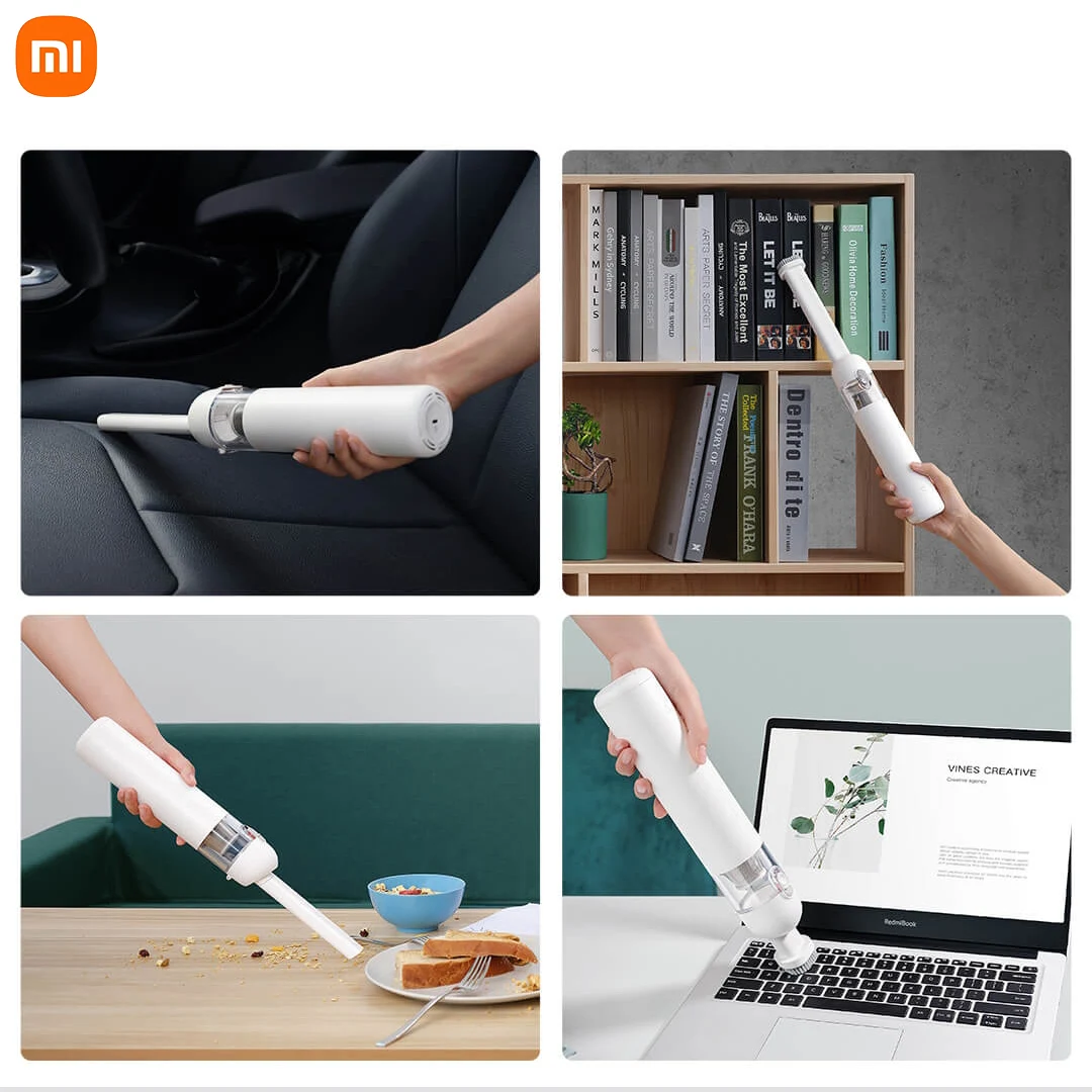 

Xiaomi Mijia Handy Vacuum Cleaner Portable Car Home Brushless Motor Vacuum Cleaner 120W Super Suction Vacuum Cleaner