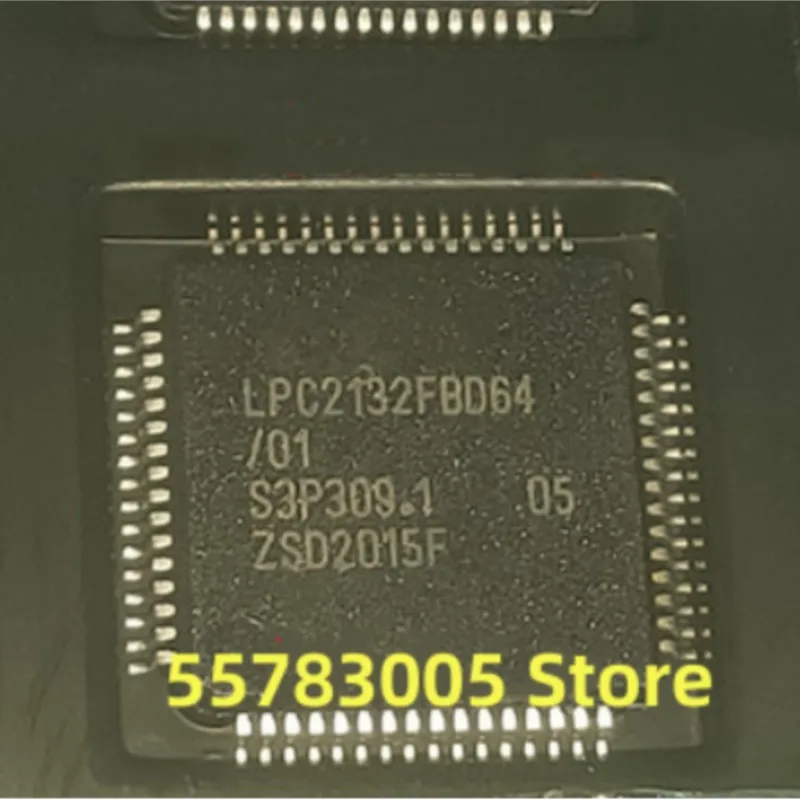 

Микроконтроллер LPC2132FBD64/01 LPC2132FBD64 QFP64, 5 шт.