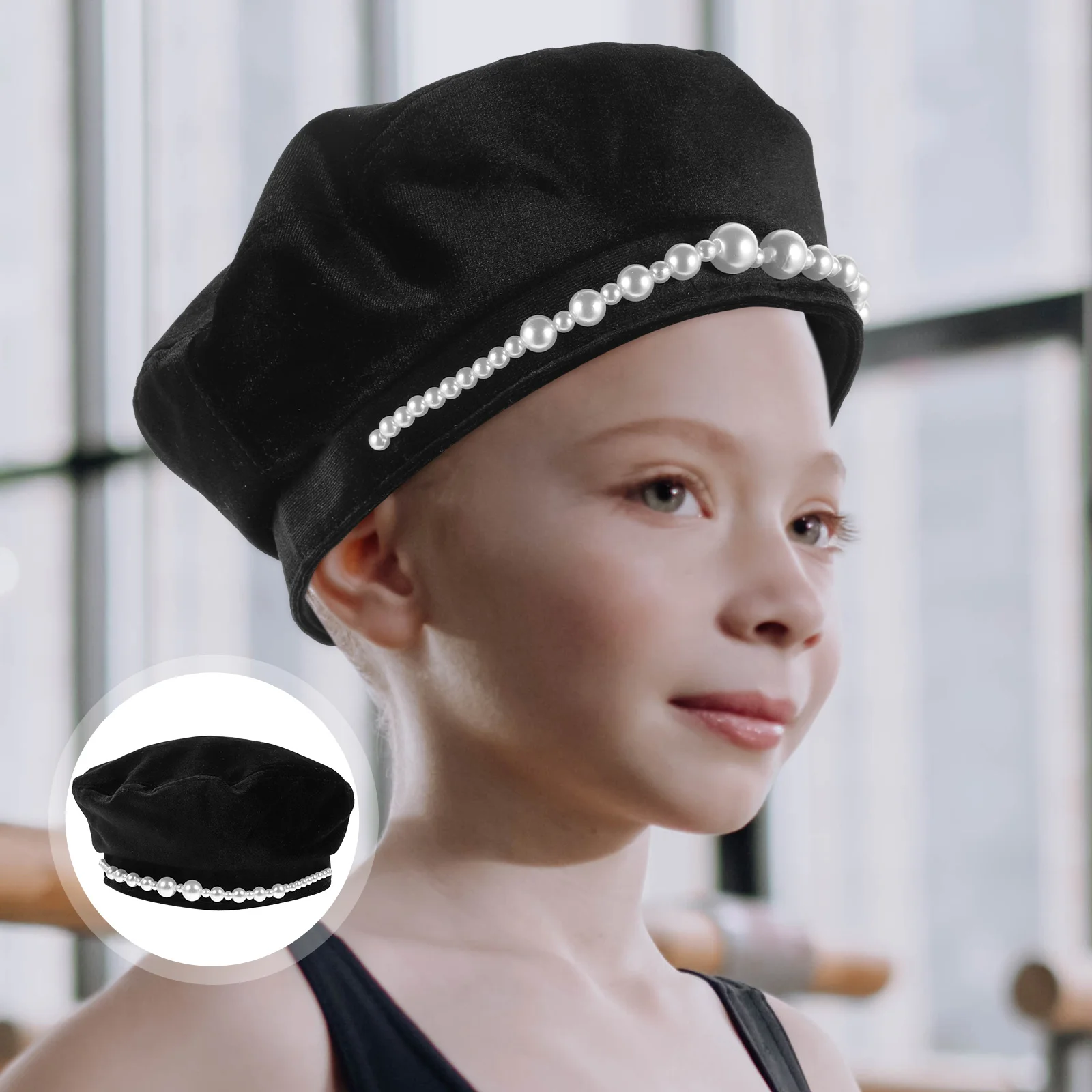 

Fashion Hat Woman Painter Retro Beret Ladies Women's Berets Flower Girl Cap Chic