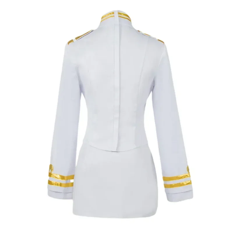 SN88 игра Azur Lane IJN Takao Atago костюмы для косплея белый корабль униформа женское платье %