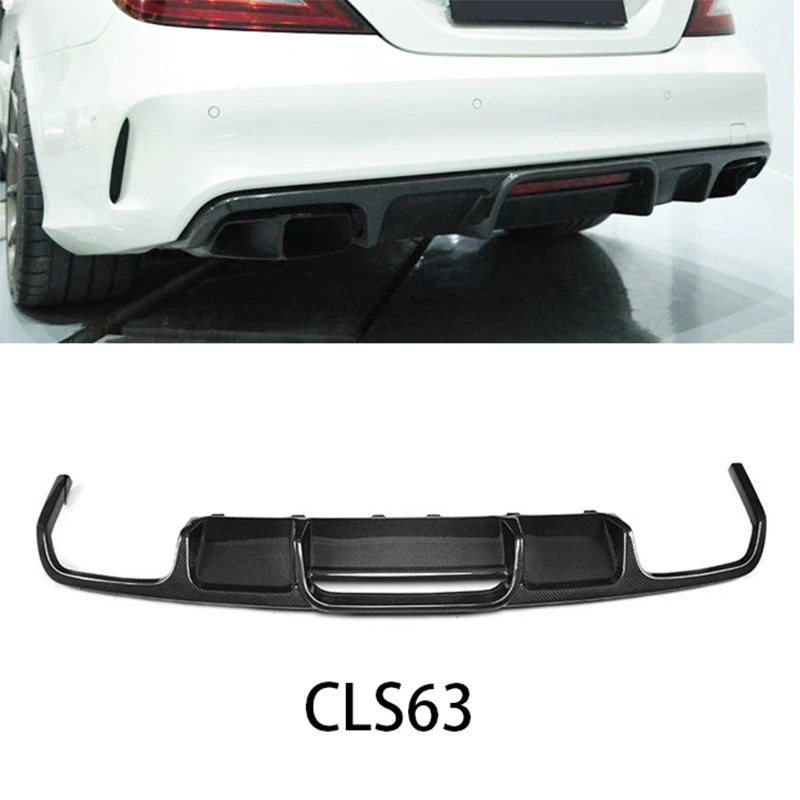 

For Mercedes CLS rear bumper CLS350 CLS63 W218 carbon fiber rear diffuser