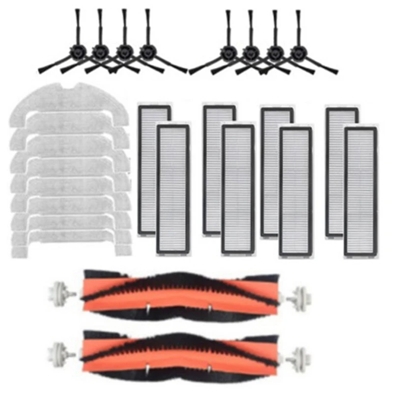 

Для Dreame Bot Z10 Pro L10 Plus Запчасти для роботизированного пылесоса Kits основная щетка боковая щетка фильтры тряпка