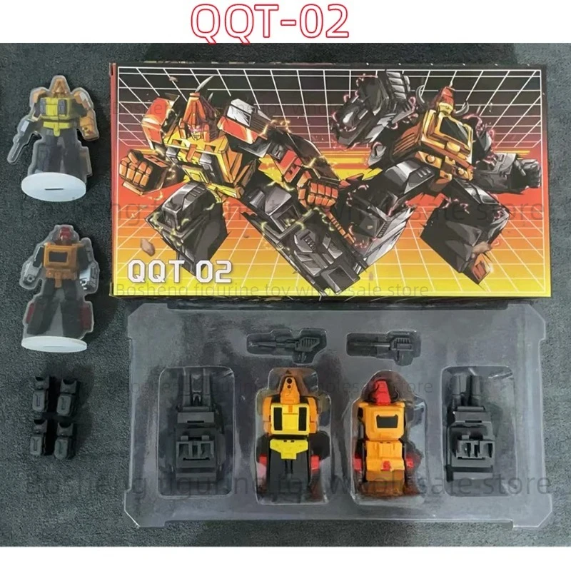 Фото [В НАЛИЧИИ] Трансформированные игрушки QQT Studio QQT-02 QQT02 Predaking 2 шт./компл. фигурка №2