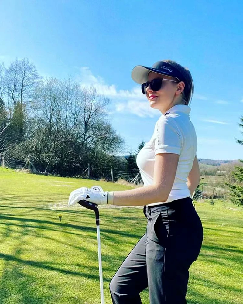 Golf Clothes Couple Clothes Men/Women Short Sleeve Korean Version Breathable Comfortable  Fashion Polo Casual T-shirt