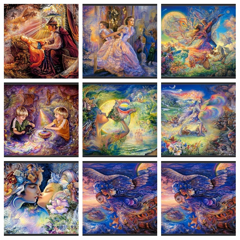 Nordic Style Magic Landscape Fantasy 5D Diamond Painting Embroidery Full Square Round Cross Stitch Rhinestones