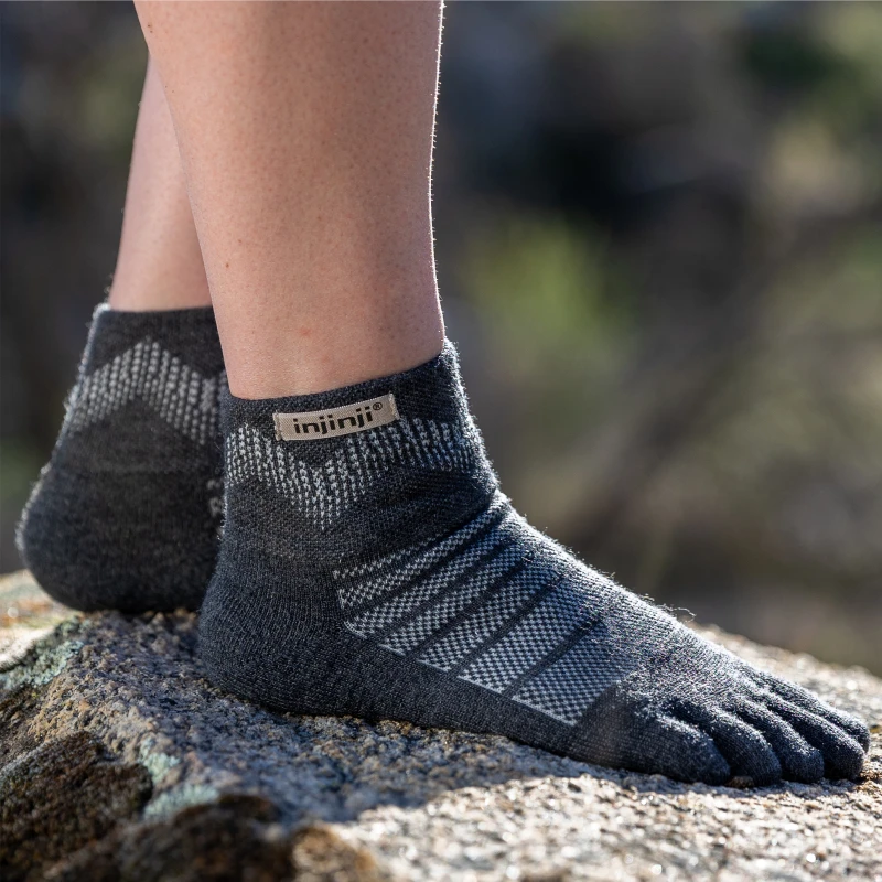 Носки зимние из шерсти мериноса с пятью пальцами