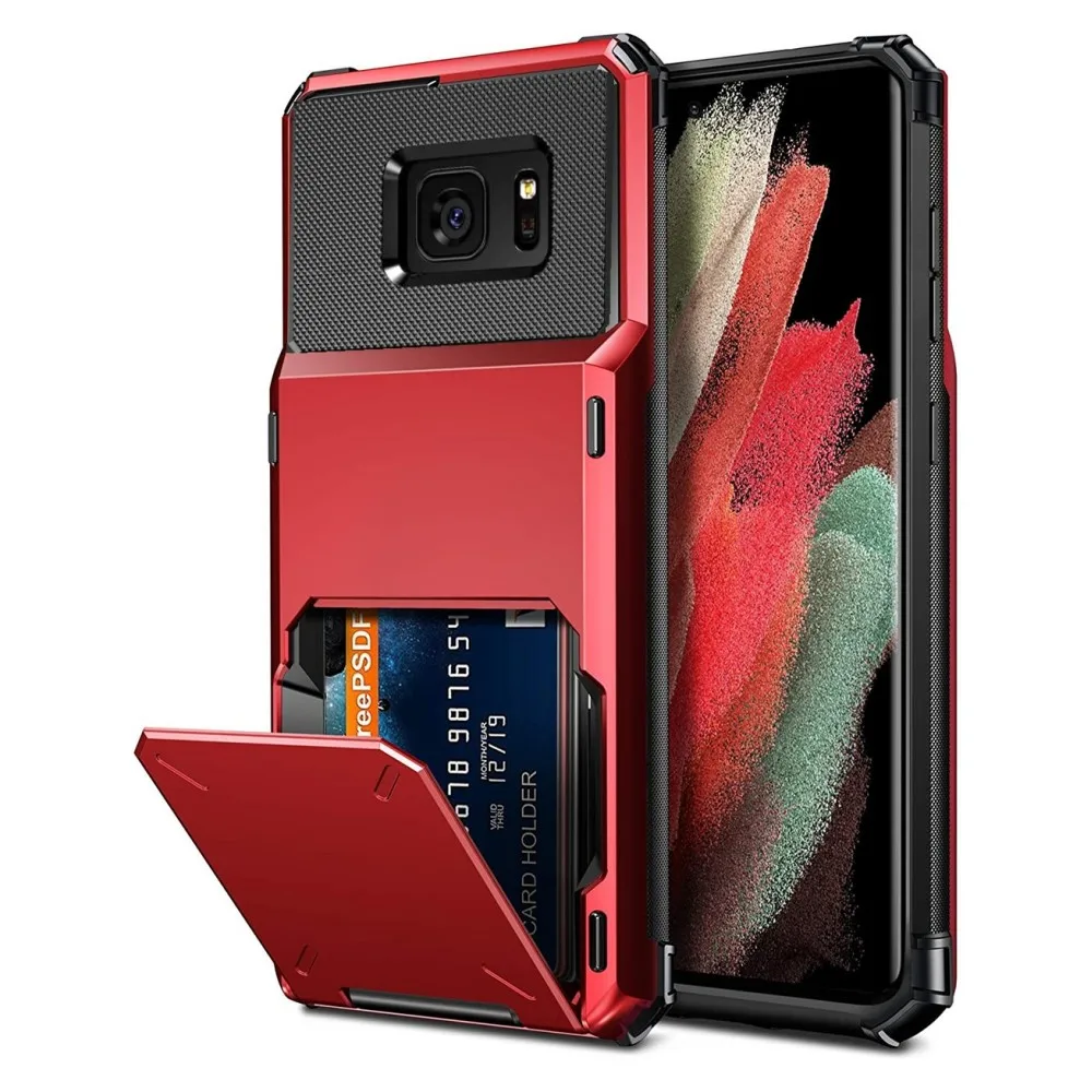 

Case for Samsung S7 S8 S9 S10 S20 S21 S22 S23 Ultra Plus S23+ Cover Wallet Case Credit Card Flip Cover Funda Coque