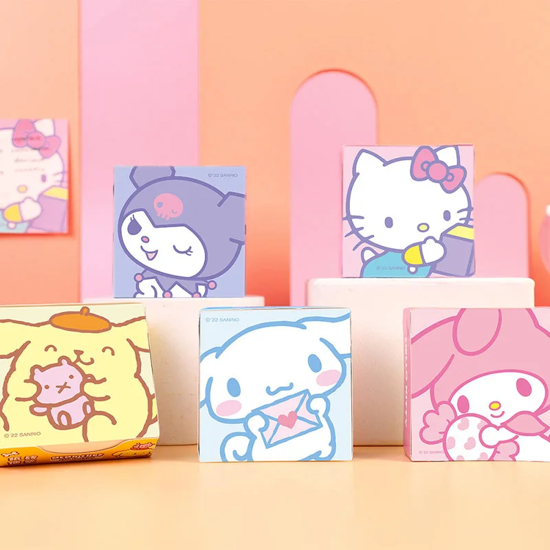 

Новинка Sanrio записная книжка Kawaii Hellokitty Mymelody Kuromi Студенческая мультяшная обучающая записная книжка стикер для домашнего холодильника