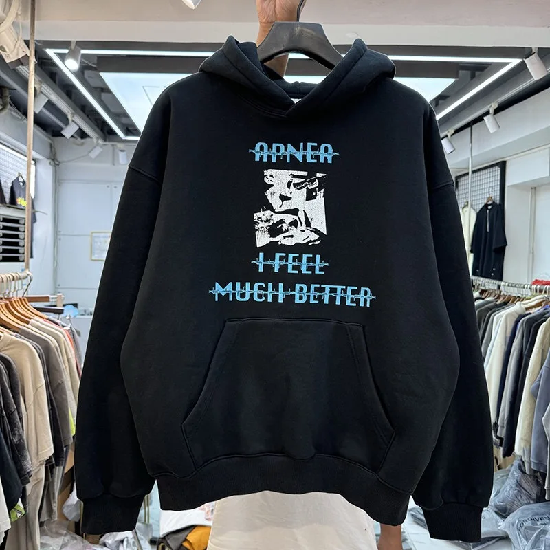 Флисовая толстовка с принтом