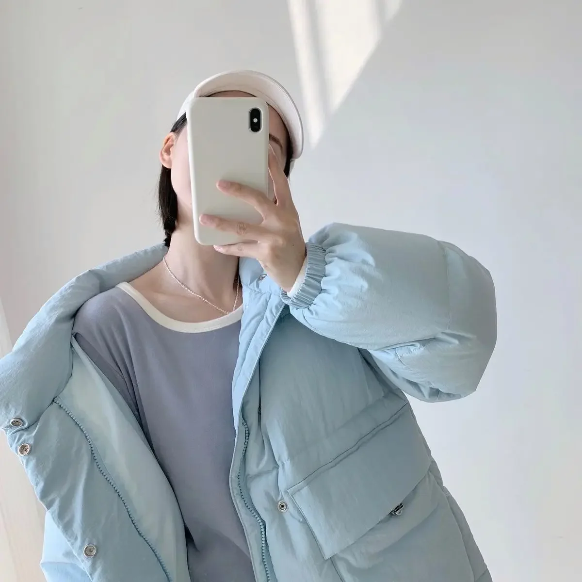 Женская осенне-зимняя утолщенная облегающая Универсальная футболка с круглым