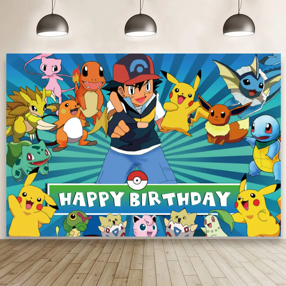 

Фон для фотосессии MINISO Пикачу