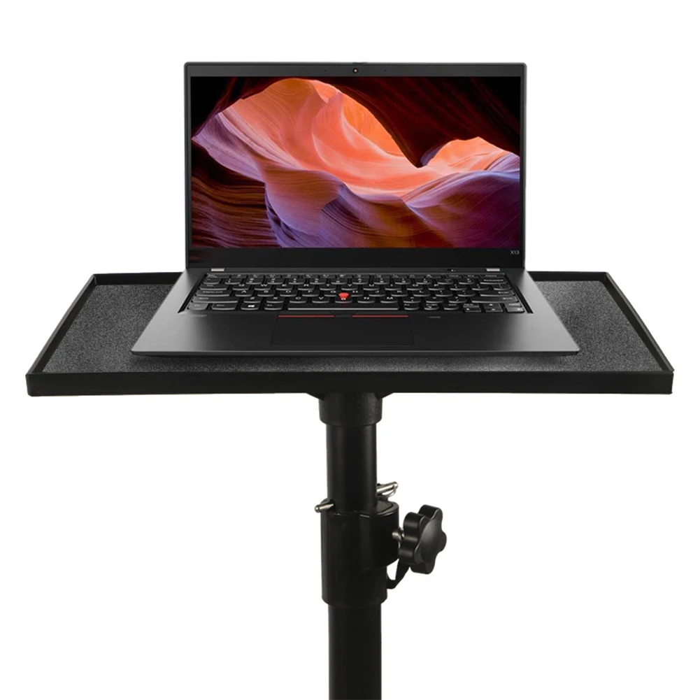 

Holder Projectors Stand Tray Replace Tripod Supports 1/4in Adapter 1X Black For Laptop Bracket Musical Instruments