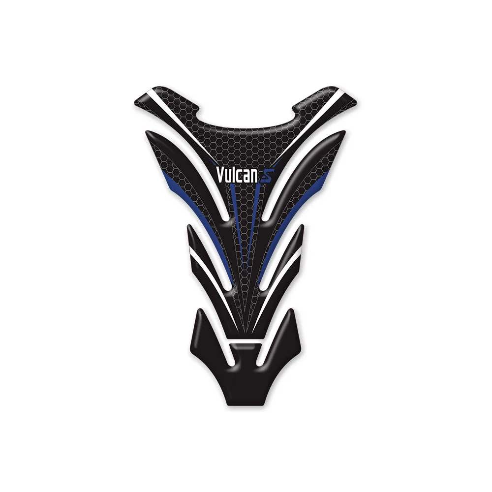 

3d-наклейки из углеродного волокна для мотоциклетного топливного бака, защитная накладка, наклейки для Kawasaki Vulcan 650 EN650