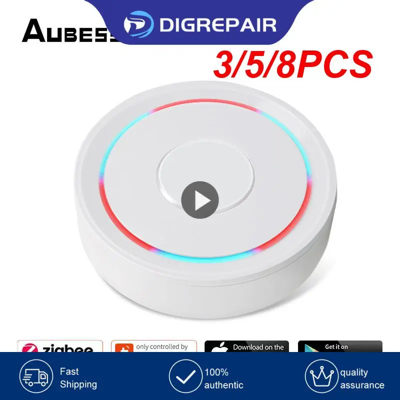 

3/5/8PCS Zigbee Smart Gateway App Control Diy Smart Home Remote Control Multi-function Single Mode Wire Gateway Hub Tuya New