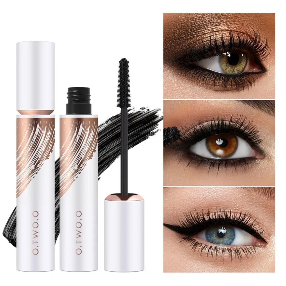 

O.TWO.O 7g Mascara Waterproof No Vignetting Anti-Slip Smudge Proof Curling Thicking 4D Silk Lash Mascara for Female