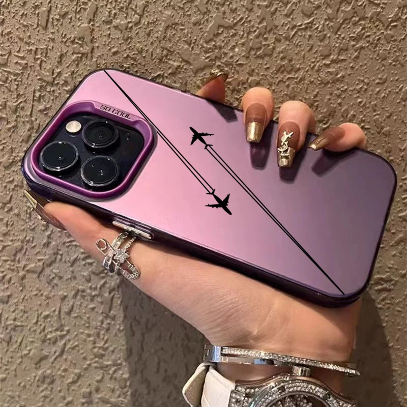 Travel-Inspireds Airplanes Case for Samsung A73 A72 A55 A54 A53 A35 A34 A33 A32 A30 A24 A23 A22 A14 A05 4G 5G Matte Shockproof