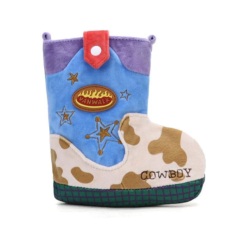 Vanwalk джинсовая серия рождественские винтажные ботинки сумка женская подарочная