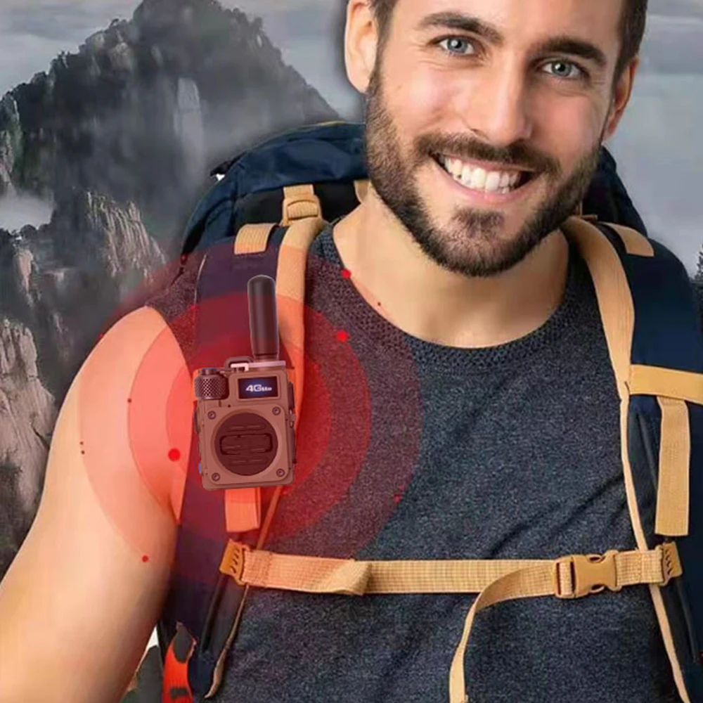 Walkie Talkie Two-way Radio Receiver Set 4G Intercom Full Netcom Handheld Card Outdoor 5000km Walkie-talkie Radios Transceiver