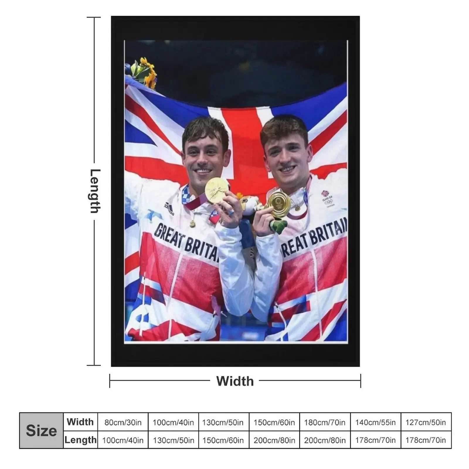 Одеяло Tom Daley одеяла для диванов туристические идеи подарков на День святого