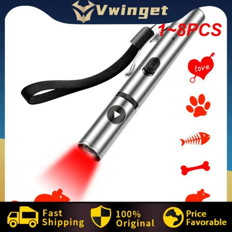 

1~8PCS Cat Care Products Cat Stick Toy Environmentally Friendly Projection Pet Toy Pet Supplies Pet 5 In 1 Multifunctional Cat