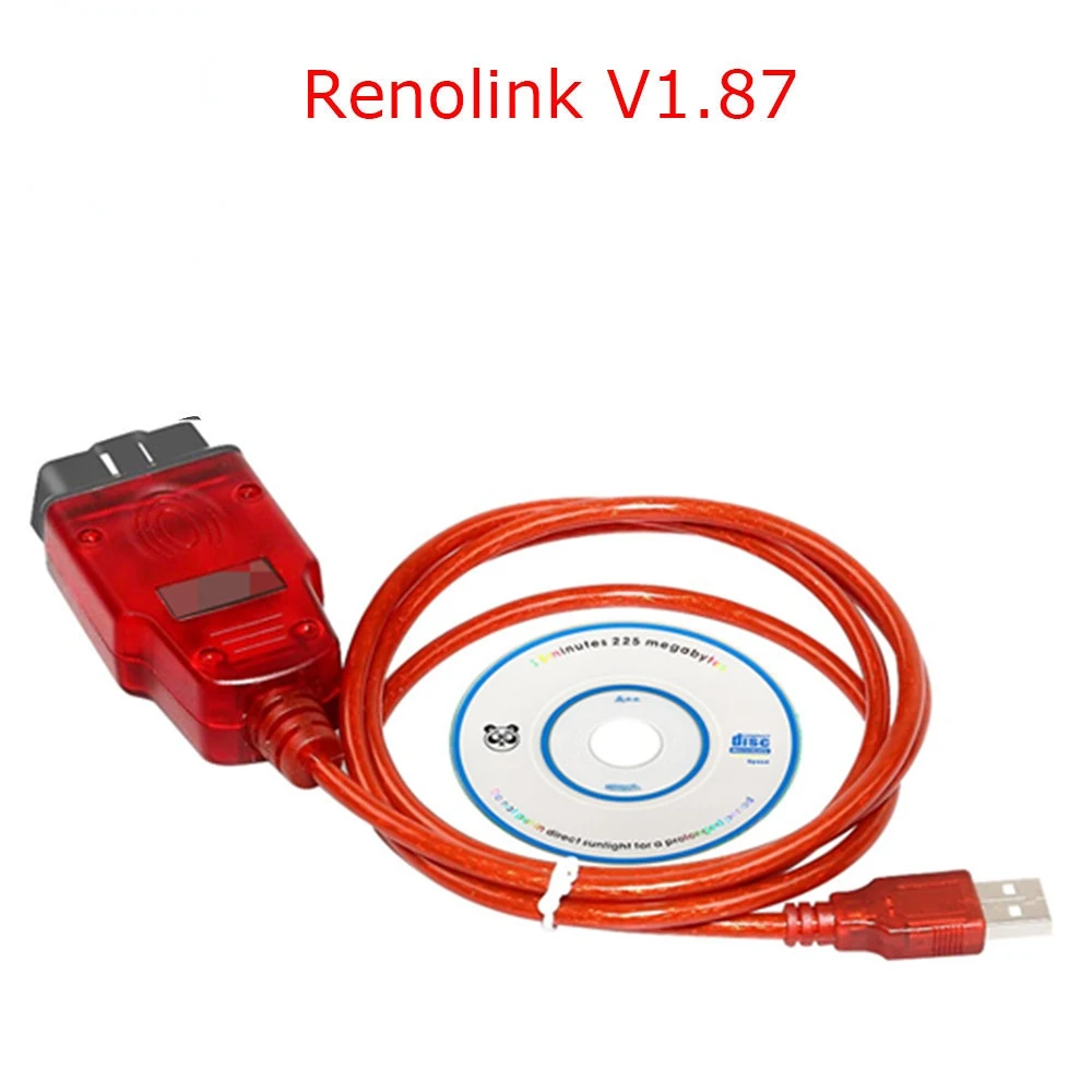 Лучше чем диагностический кабель Renolink V1.87 OBD2 для Renault ECU программатор