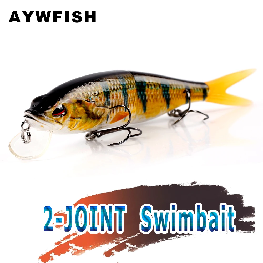

AYWFISH 17 см, 51,5 г, многосекционные искусственные приманки «Пробуждение», мягкий хвост, погремушка, приманка для рыбной ловли, твердые тела, пла...