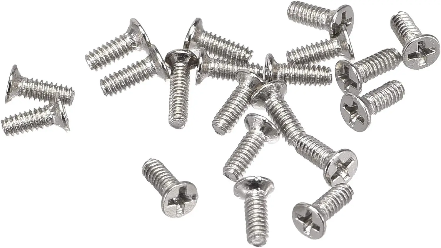 

Keszoox M1.4 x 4mm Phillips Screw Fastener Silver Tone for Laptop PC TV Fan Switch 500pcs