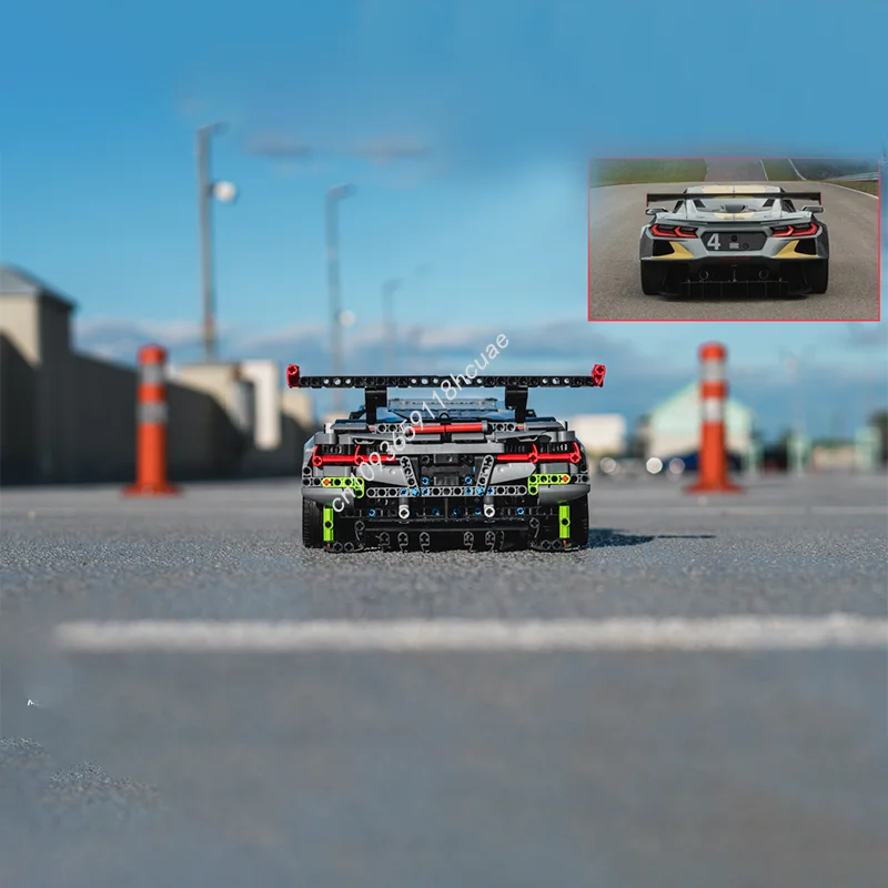 MOC Chevrolette Corvettes C8.R Технологии строительные блоки