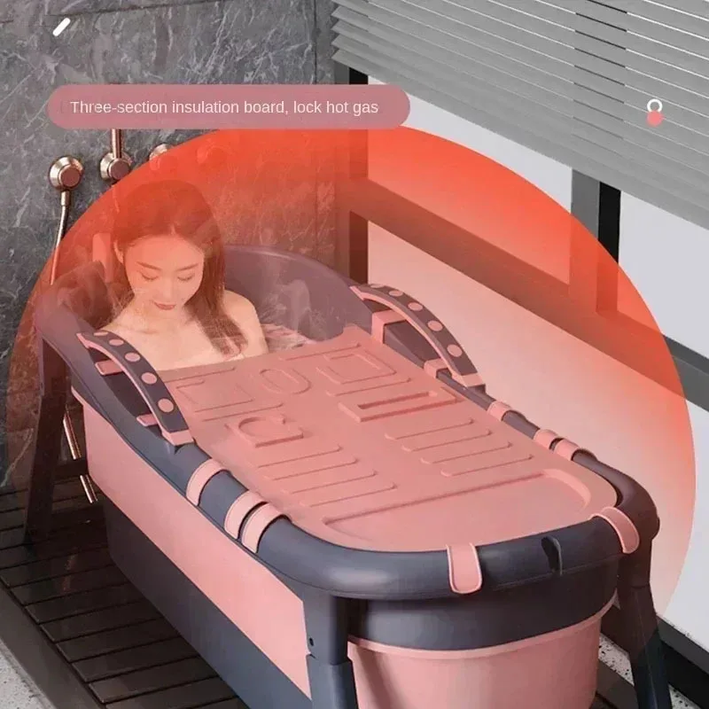 Портативные ванны для взрослых Складная ванна всего тела Большая бытовая