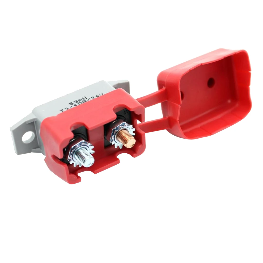 

12V/24V Manual Reset Battery Breaker & Protective Cover Waterproof - 40A