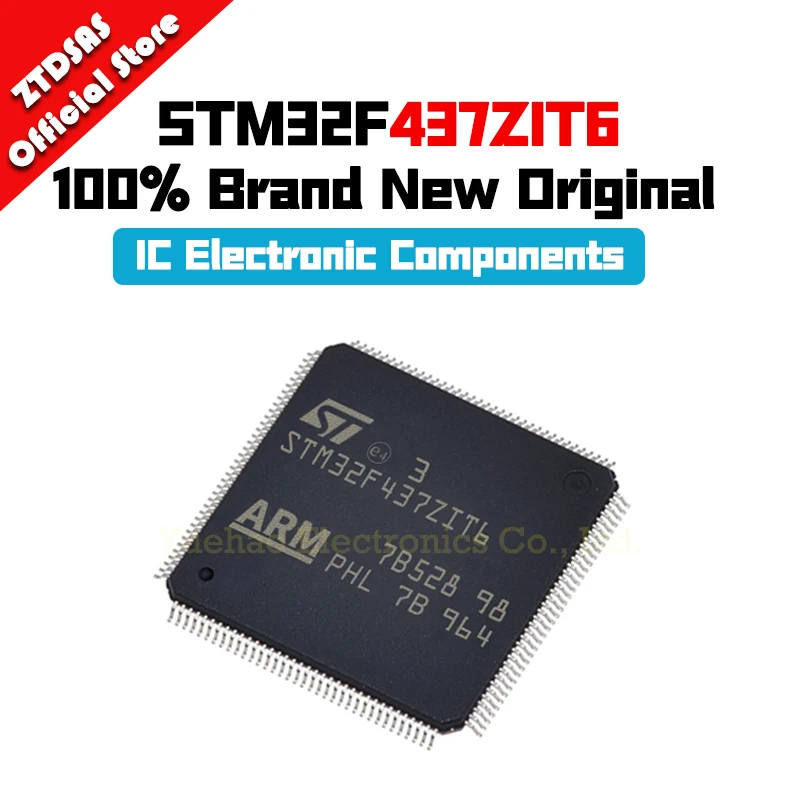 New Original STM32F437ZIT6 STM32F437ZI STM32F437 STM STM32 STM32F IC MCU LQFP-144 Chipset