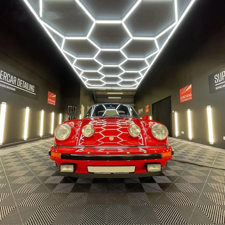 

New Design High Quality Brightest for Garage Hexagon Led Light Ceiling Lamp Free Shipping to America
