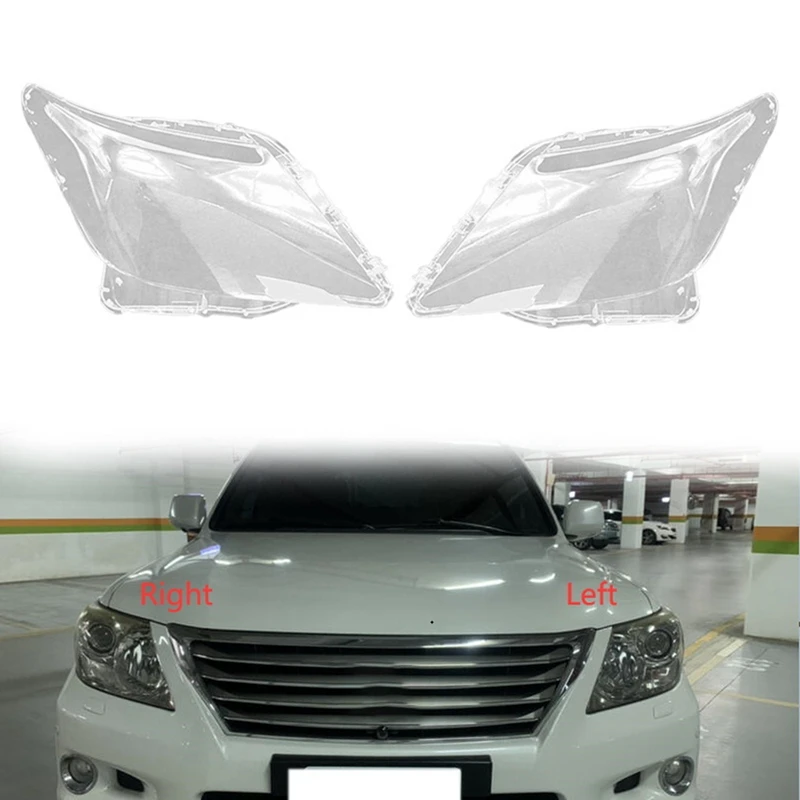 

For Lexus LX570 2007 2008 2009 2010 2011Headlight Shell Lamp Shade Transparent Lens Cover Headlight Cover