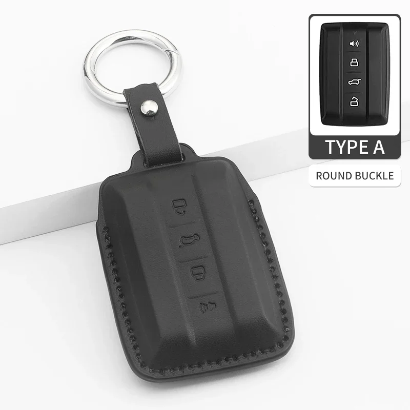 

Чехол-брелок из искусственной кожи для автомобильного ключа, чехол-брелок для 2021 Tank 300 Tank 500, защитный чехол-держатель без ключа, аксессуары для ключей