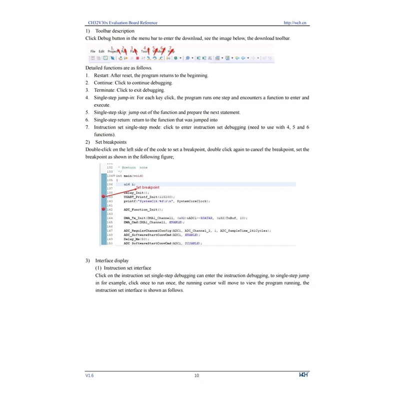 CH32V307V-EVT-R0 CH32V307 Макетная плата 32-битный процессор RISC-V Core MCU USB2.0 PHY Ethernet Оценочное