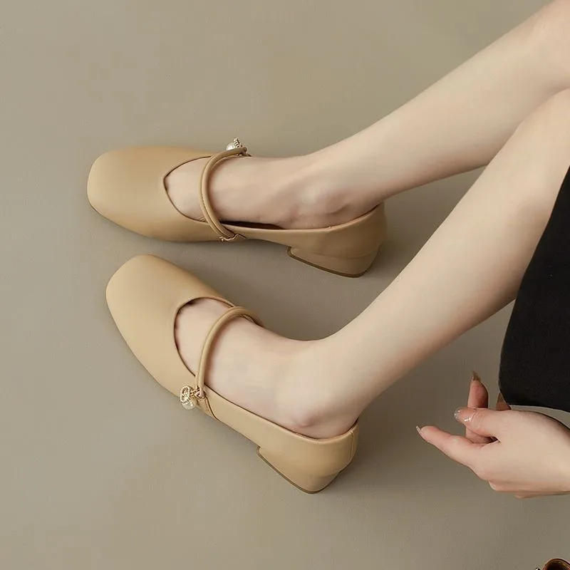 Лидер продаж 2023 женские Туфли Мэри Джейн модные классические туфли-лодочки на